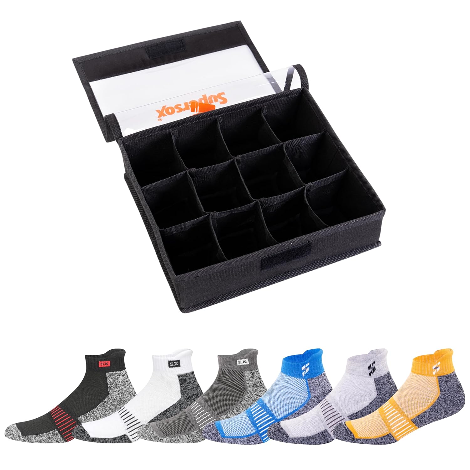 Supersox Ankle Length Socks for Man | Durable Breathable Cotton | Anti-Odor & Antibacterial | Multi Colour | Free Size | Pack of 3 - Image 3